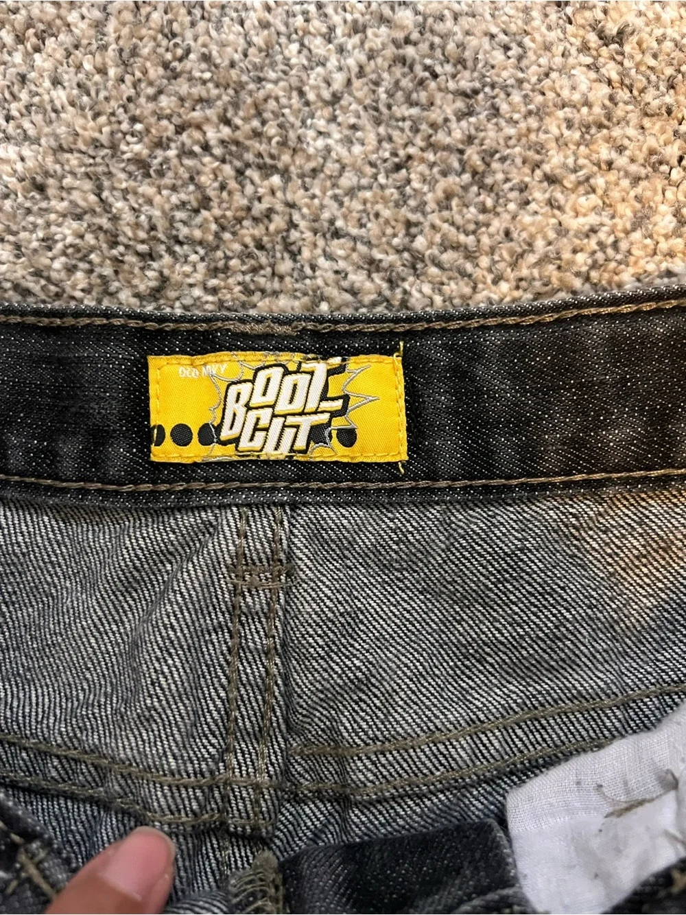 Old Navy Boot Cut Black Jeans Boys Size 14 Regular